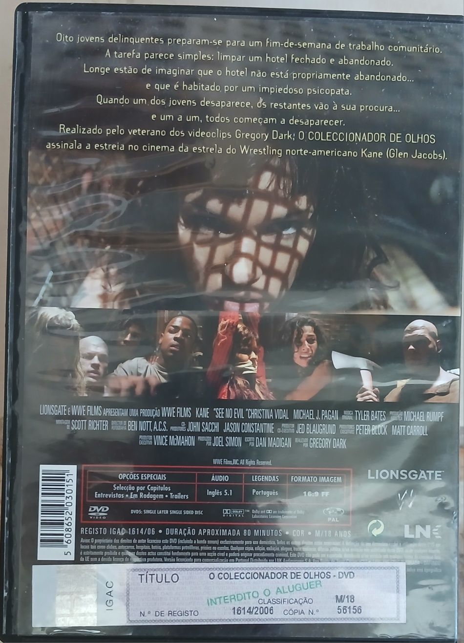 DVD O Coleccionador de Olhos
