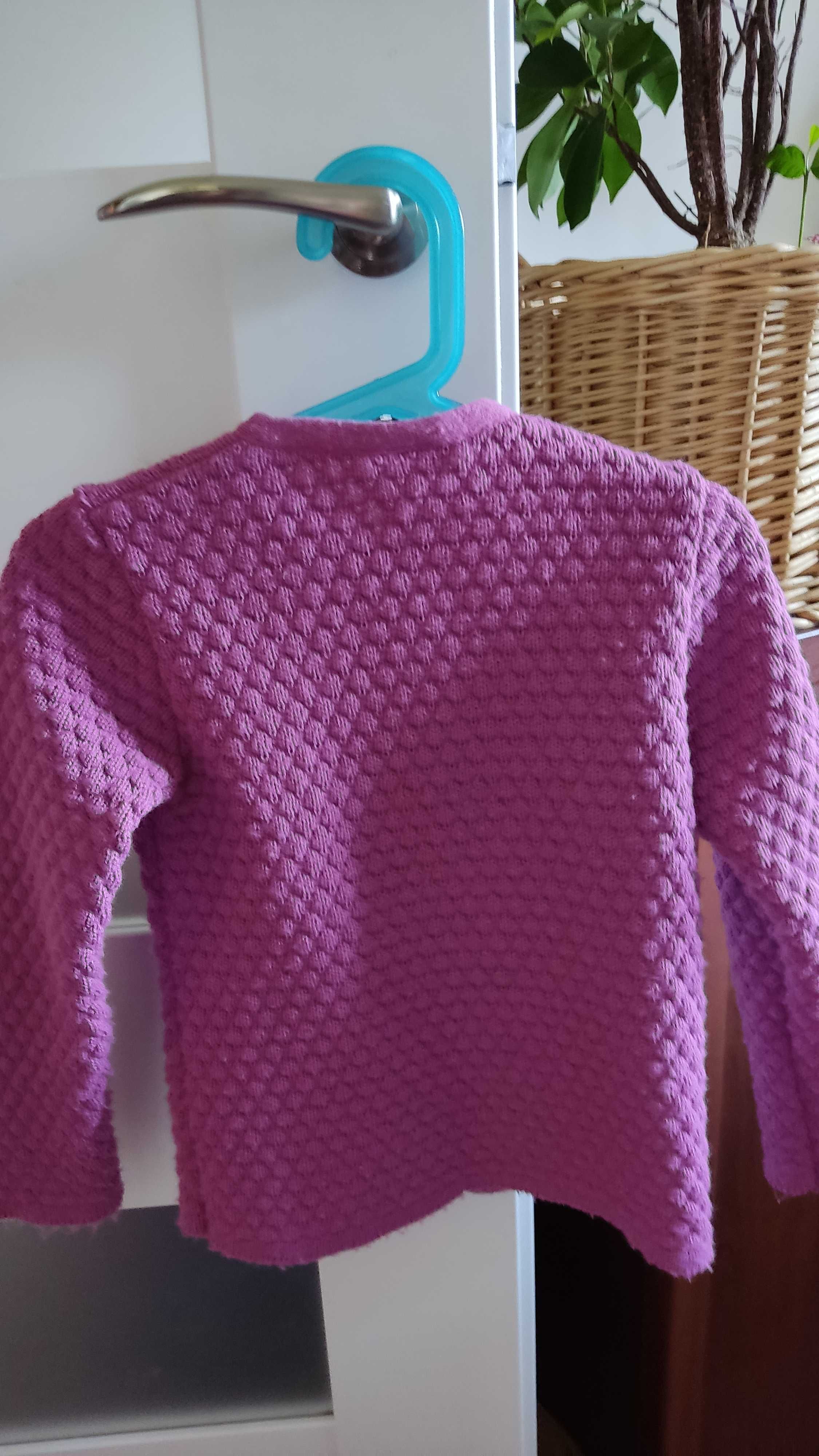 Sweter, Sweterek dla dziewczynki rozmiar 116