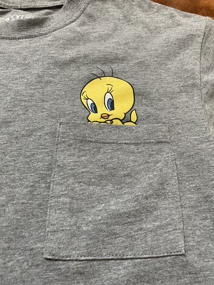 Koszulka szara firmy Looney Tunes rozmiar XS