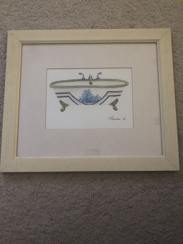 Conjunto de dois quadros em bom estado