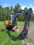 Mini koparka gąsienicowa minikoparka Volvo ec 55