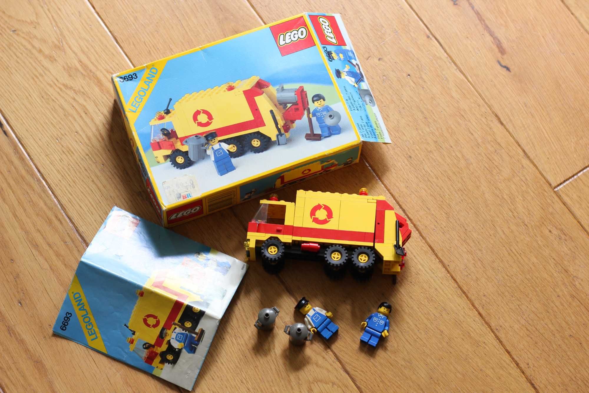 Lego 6693 - Recycle Truck, komplet z instrukcją i pudełkiem, System