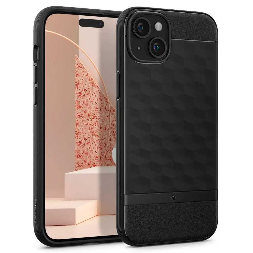 Чехол Caseology Parallax Mag для iPhone 15 Pro Max Matte Black