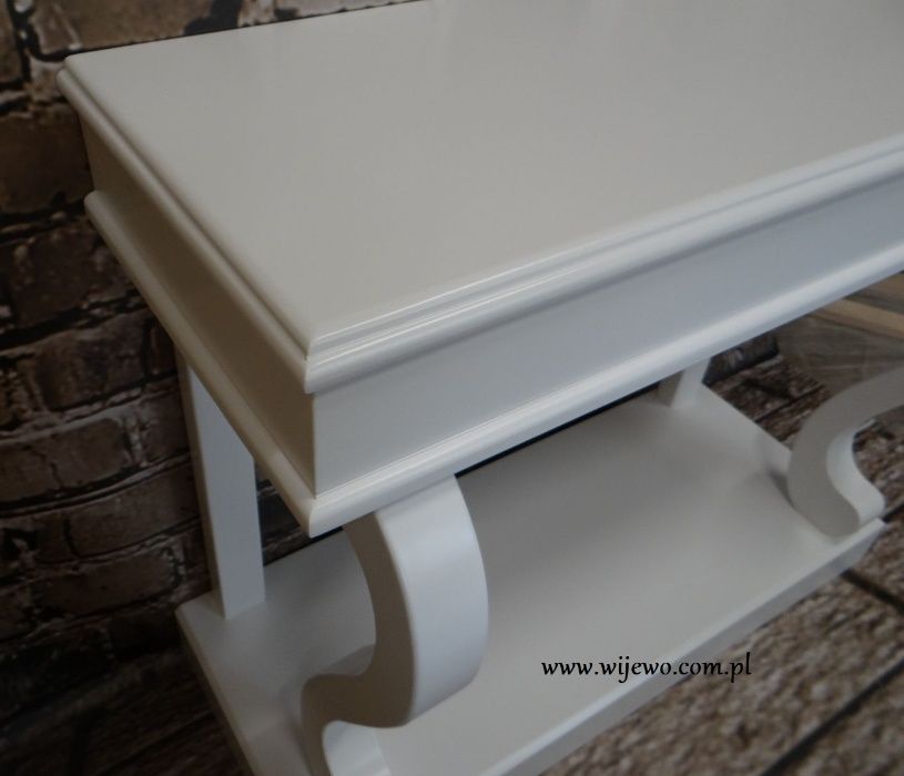 KONSOLA DREWNIANA STOLIK SALON stylowa producent na wymiar