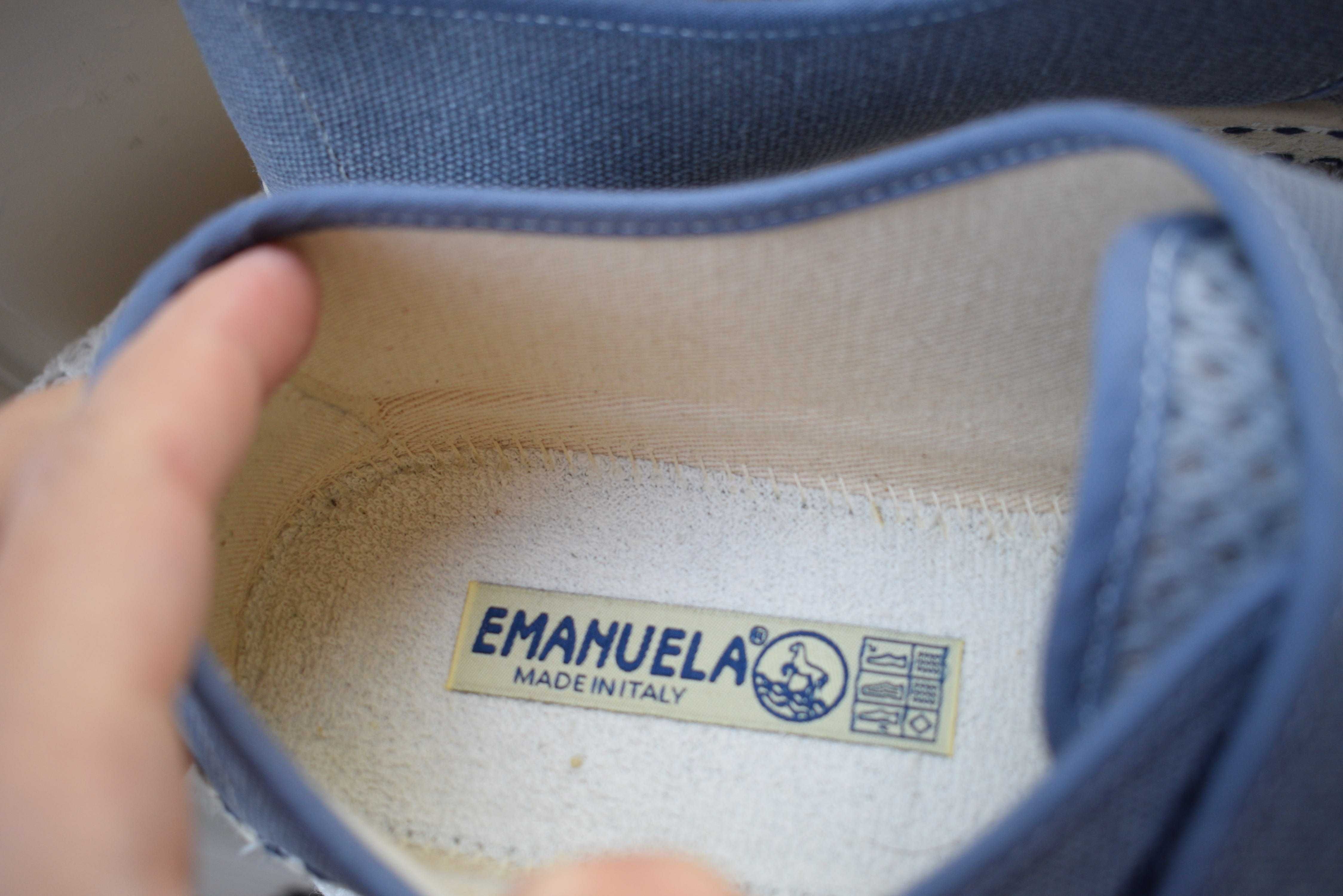 летние туфли слипоны мокасины Italy Emanuela р. 45 28,5 см