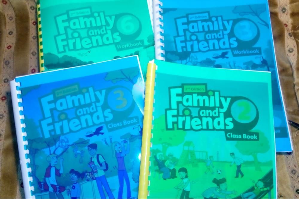 Family and friends первое и второе (2nd edition) 1,2,3,4,5,6