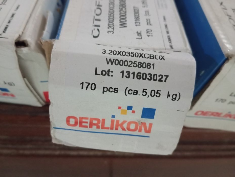 Eléctrodos de soldar lote