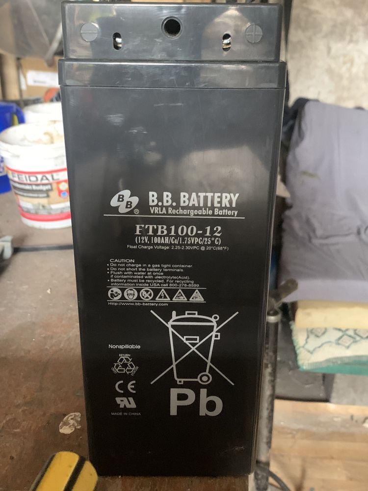 Акамулятор Акумулятор BB Battery FTB100-12 AGM