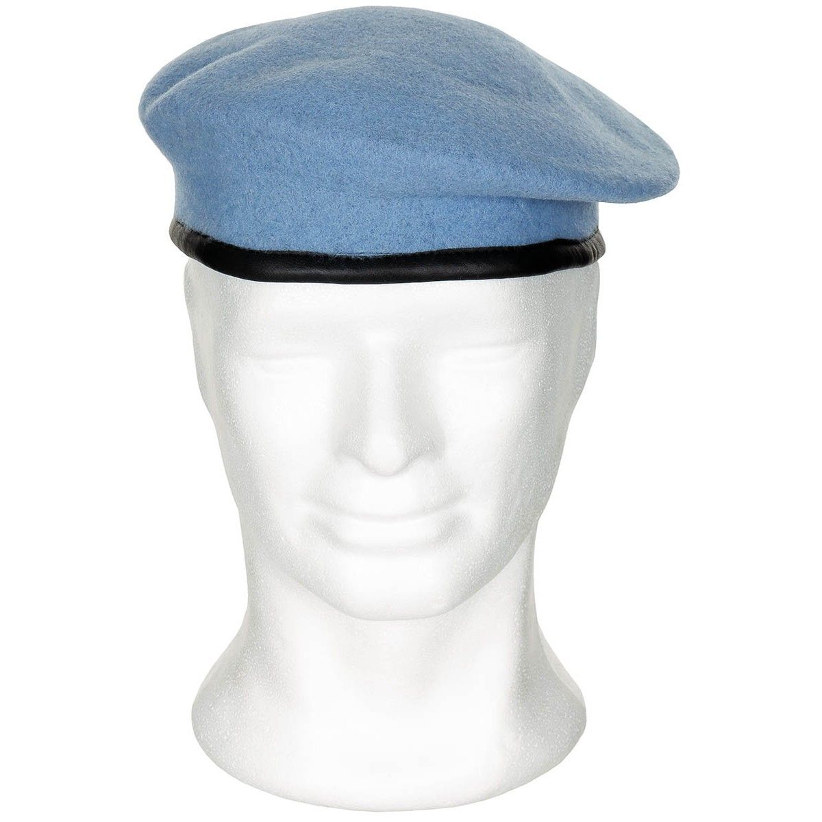 beret francuski orginał niebieski nowy 59 cm