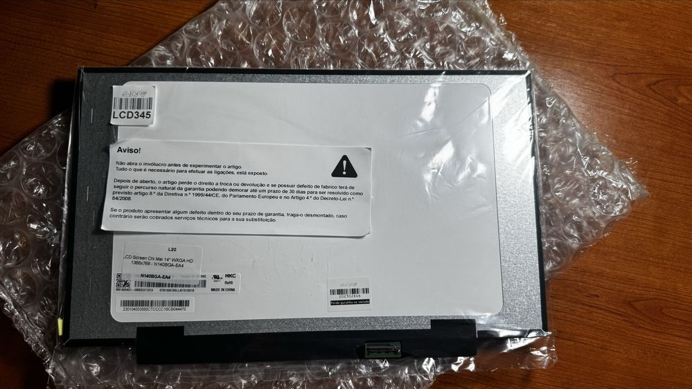 Monitor N140BGA-EA4  14” wxga
