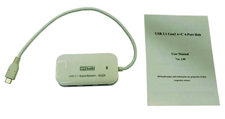 Продаю ''STLab U-1700'' USB-C 3.1 Gen2 4-Port Hub у відмінному стані