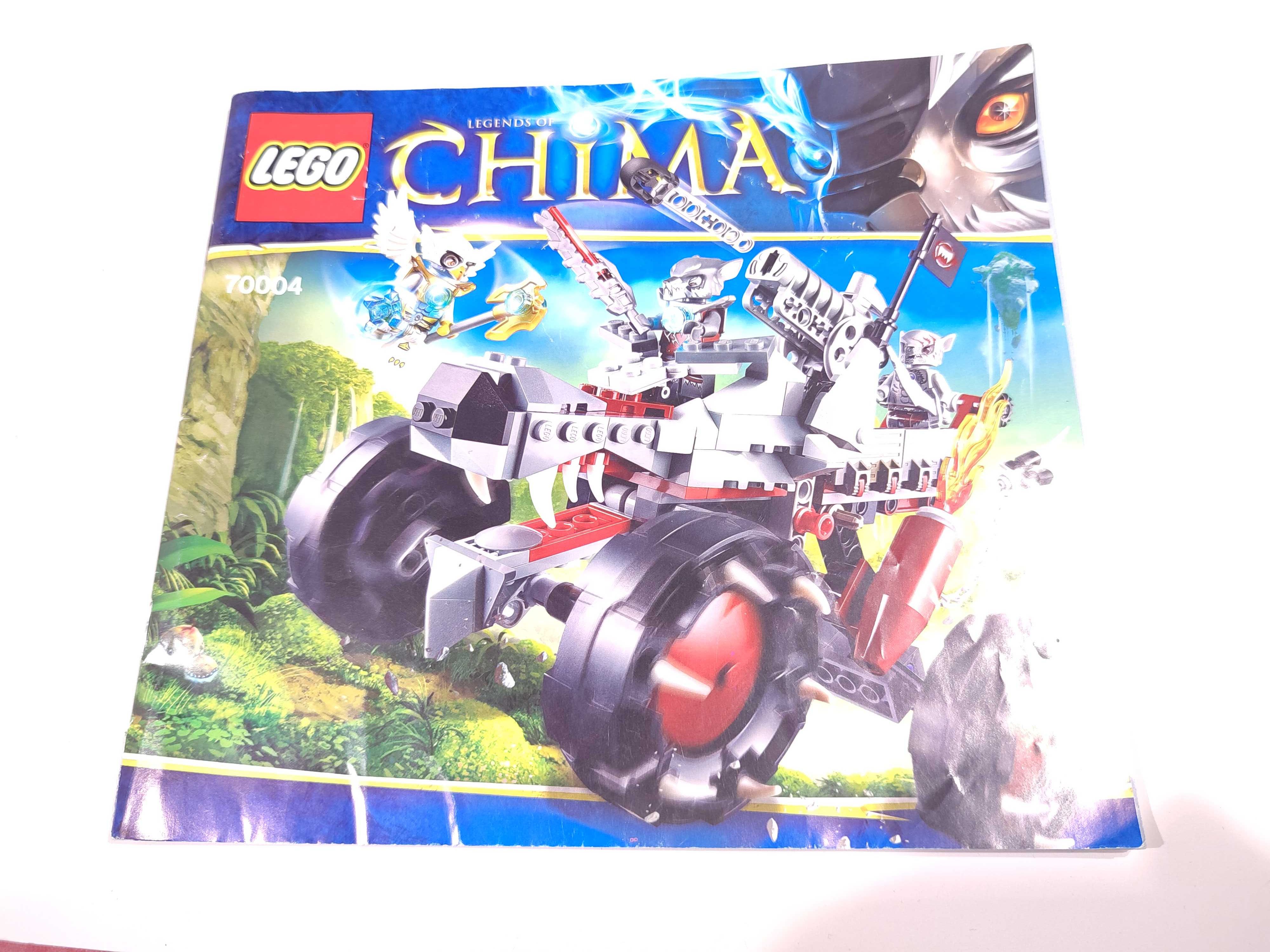 LEGO Chima 70004 - Wilczy pojazd Wakza - Komplet 100%