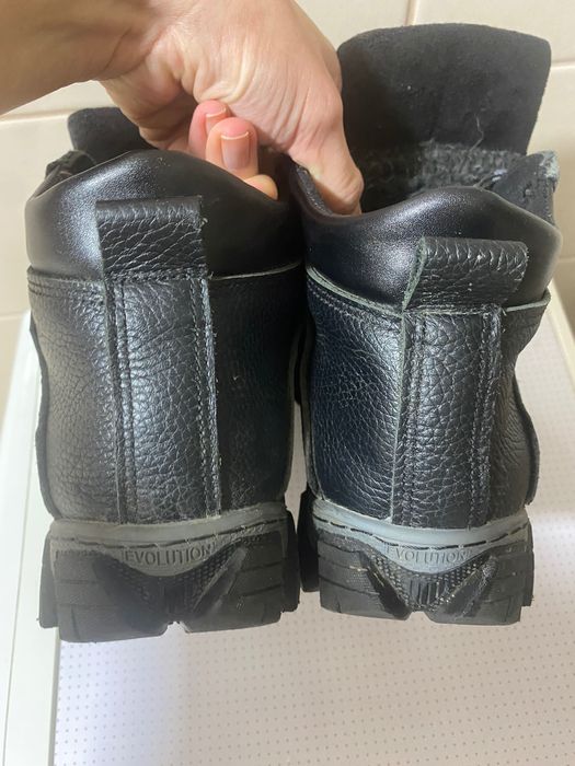 Зимові, шкіряні чоловічі черевики, ботинки, пів чоботи