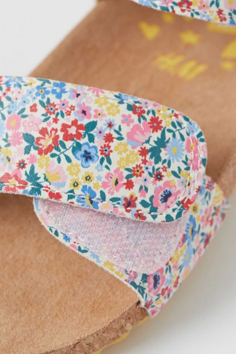 70-> korkowe sandałki w kwiatki H&M r.28 16,2cm PIĘKNE