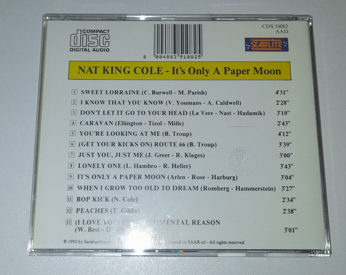 Nat King Cole cd