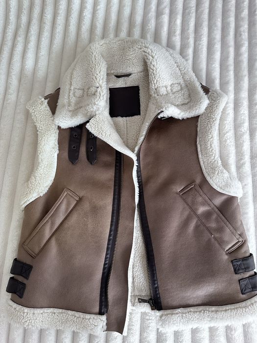 Дубленка та жилетка ZARA