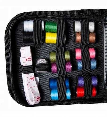 Zestaw Krawiecki Do Szycia Nici + Przybornik Etui 70 el.