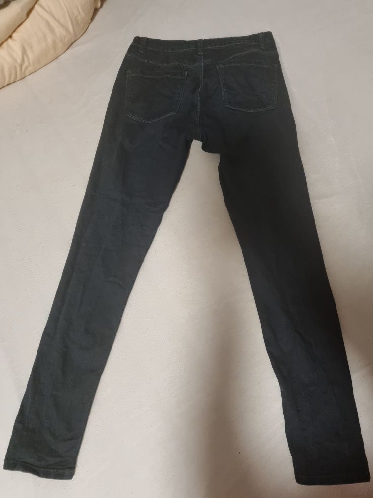 Spodnie czarny jeans 38