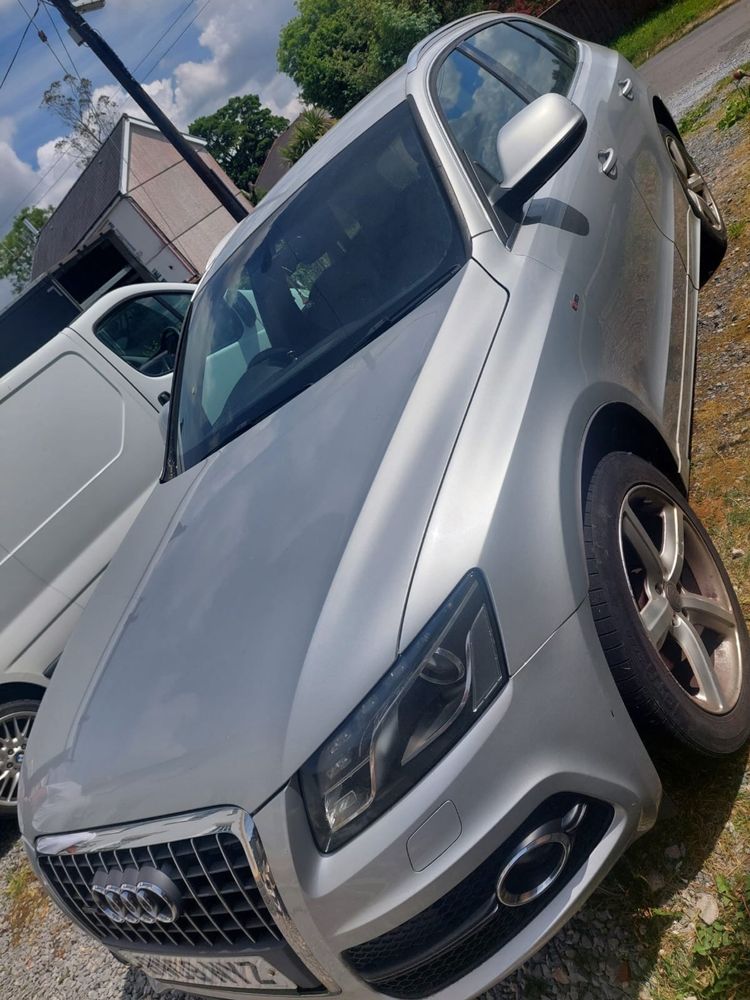 AUDI Q5 8R LX7W SLINE srebrny maska zderzak drzwi błotnik klapa części