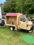 Piaggio Ape Prosecco Van Mobilny Bar