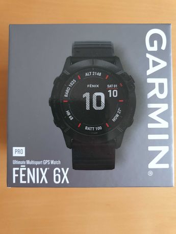 Smartwatch GARMIN Fenix 6X PRO czarny NOWY GW24 zaplombowany Bytom
