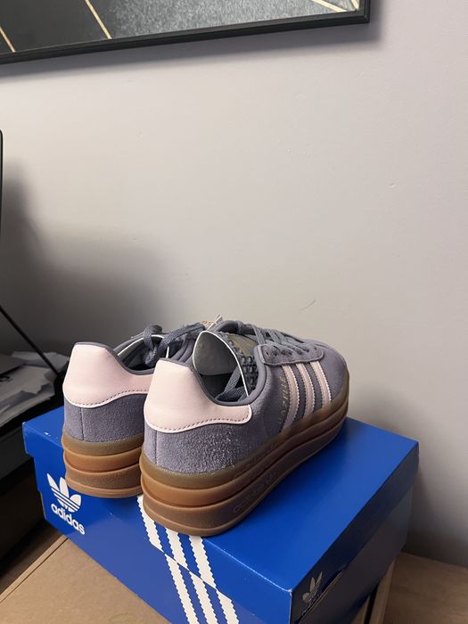 Adidas Gazelle Bold damskie 36 2/3 nowe szare blekitne