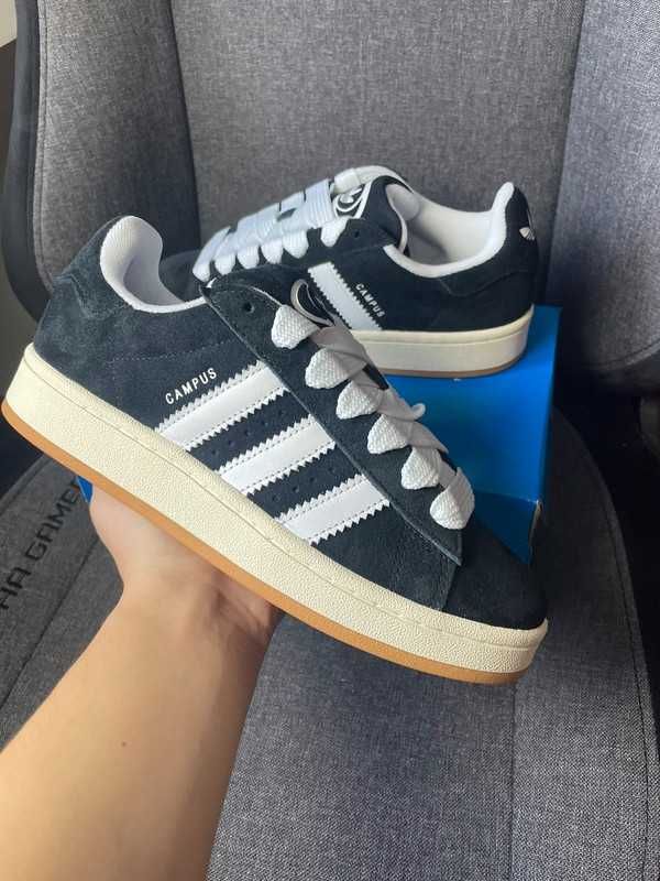 "Buty sportowe damskie"Adidas_Campus_00s_Zhuba_Czarny_ R.38