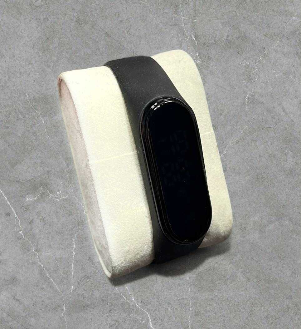 Zegarek LED sportowy czarna opaska SmartBand