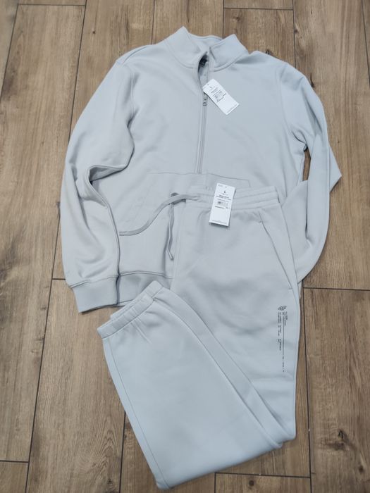 Dres zestaw męski 4F bluza z kapturem spodnie dresowe rozmiar L