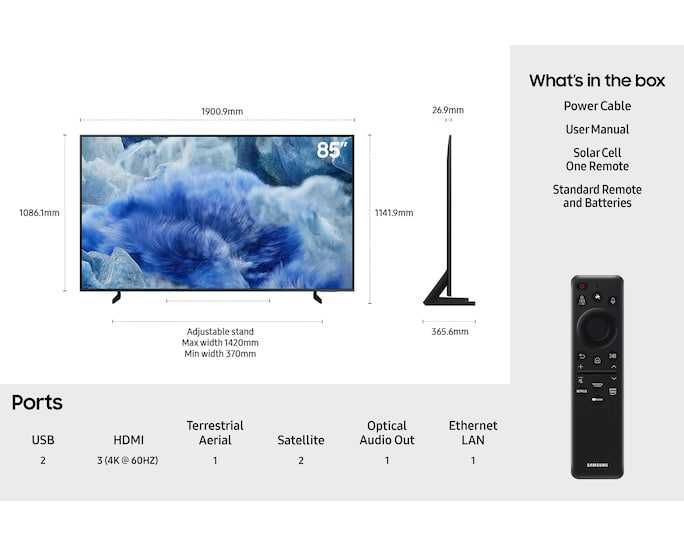 Телевізор Samsung QE85Q8F NEW 2025 Qled 4k є розстрочка