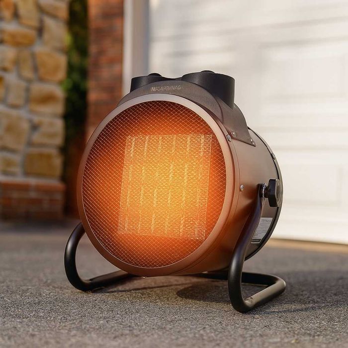 Nagrzewnica Elektryczna Dmuchawa Grzejnik Mocna Termostat 3,5kw okazja