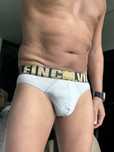 Slip homem usado como novo