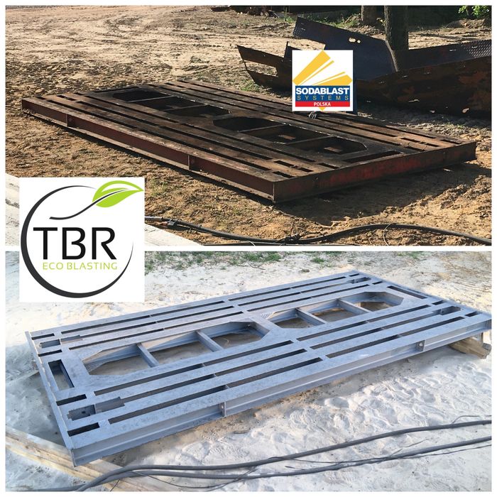 piaskowanie sodowanie - drewno, beton, cegła, stal. mobilnie