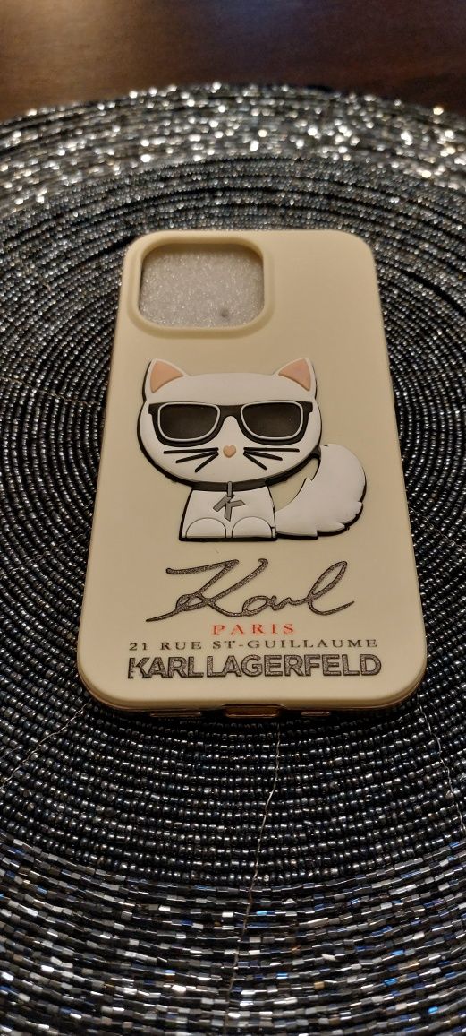 Nowe silikonowe etui IPHONE 13PRO  Karl Lagerfeld