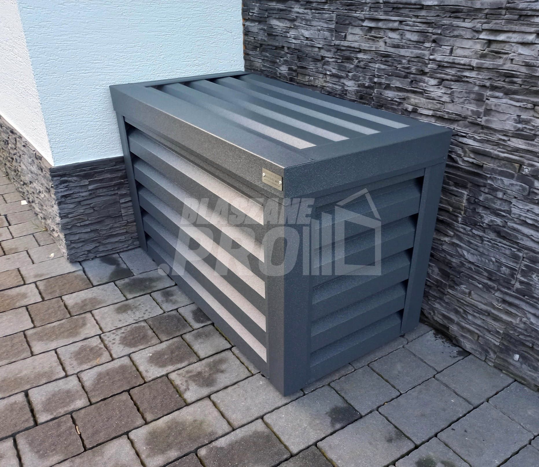 Osłona klimatyzatora - pompy ciepła 70x40x60 cm antracyt GP293