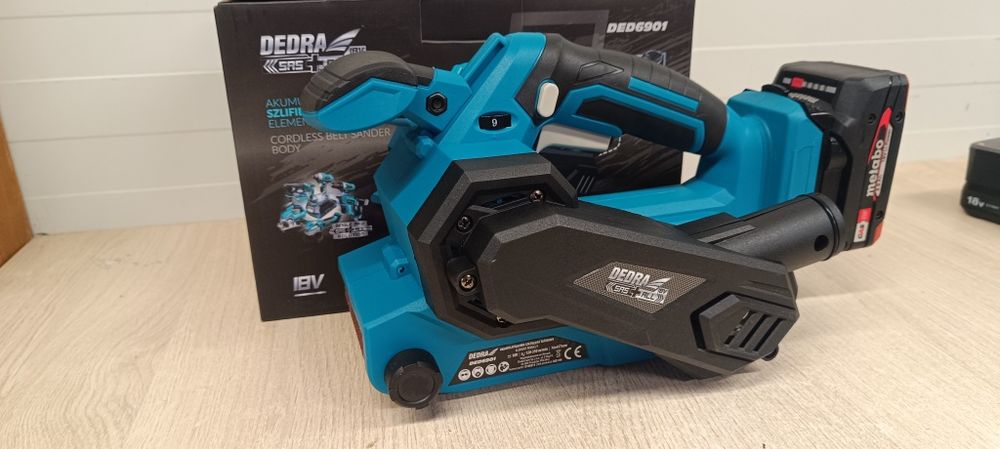 Szlifierka taśmowa Dedra adapter DeWalt Bosch Milwaukee Metabo Hikoki