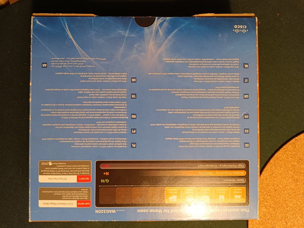Router Linksys Cisco WAG320N