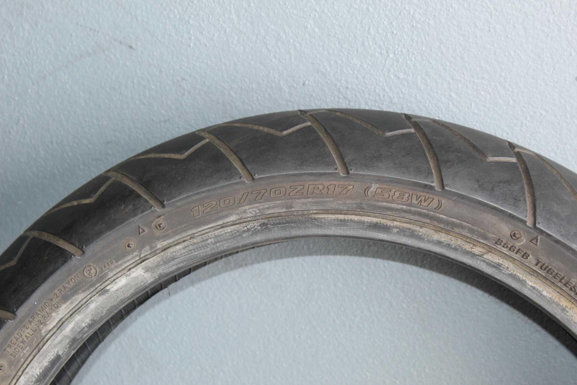 Pneu Usado Bridgestone BT056 120/70R17