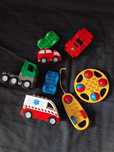 Duplo lego auta zabawki retro