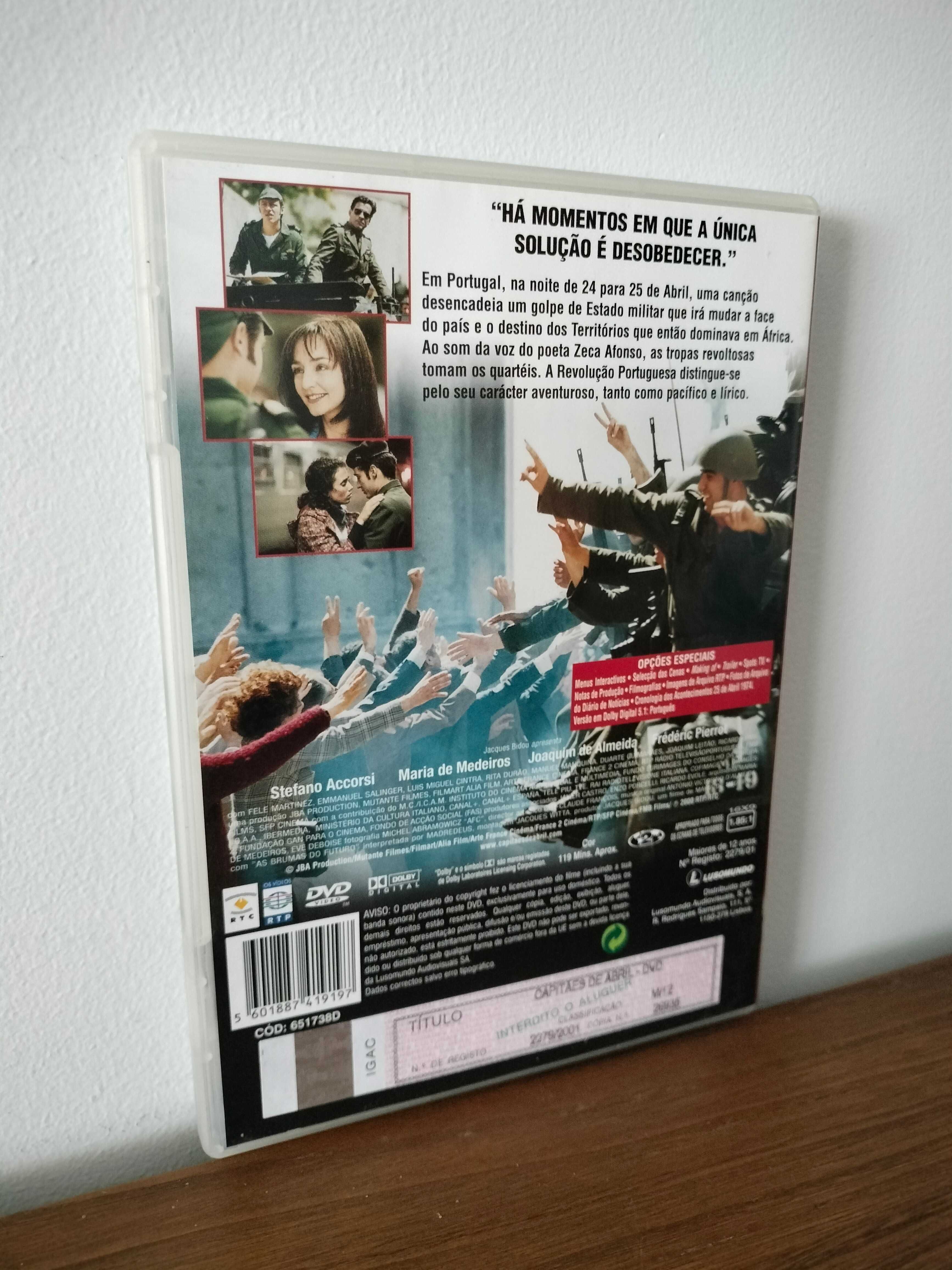 Filme DVD: Capitães de Abril
