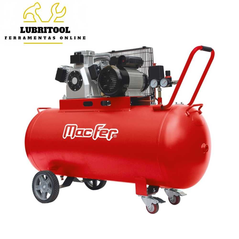 Compressor de Ar com Correia Silencioso Sem Óleo 200L 0012.044 | NOVOS