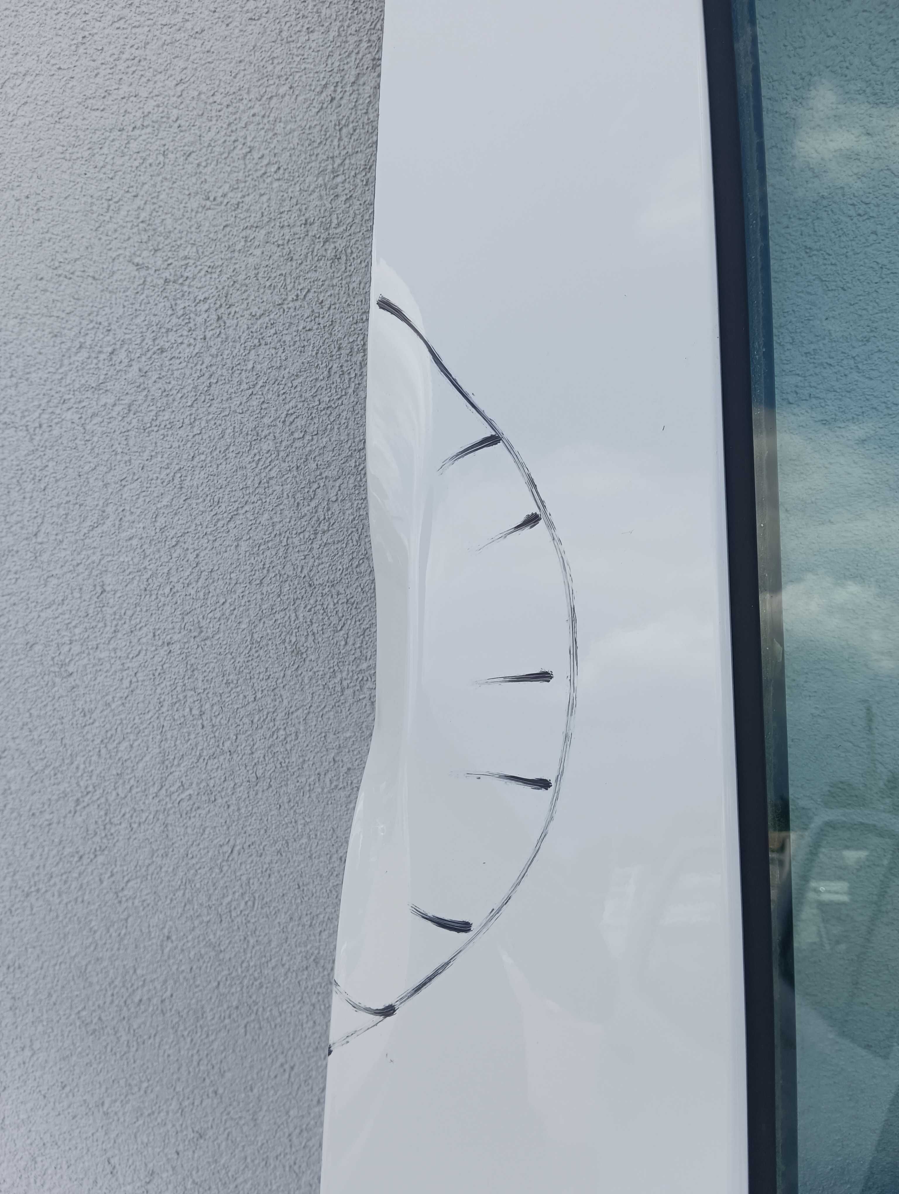 Drzwi Przednie Prawe VW CRAFTER II 2017 MAN TGE białe A2593-06