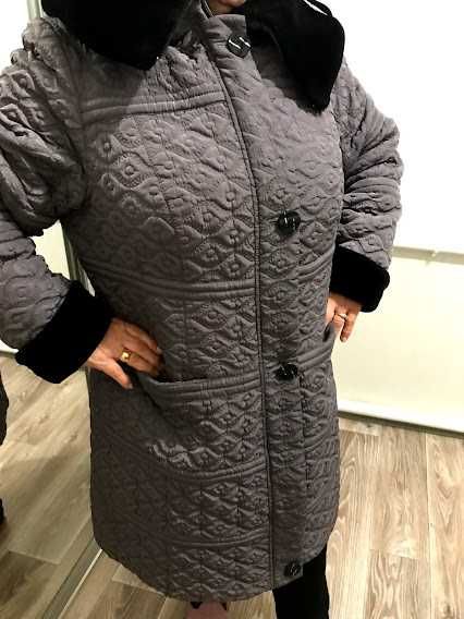 Пуховик зимовий з хутром