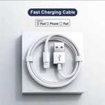 Cabo carregador Lightning para iPhone 1mt USB (NOVO)