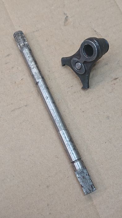 Wałek zmiany biegów wybierak wsk 125 ZMD oryginał NOWY Prl komplet