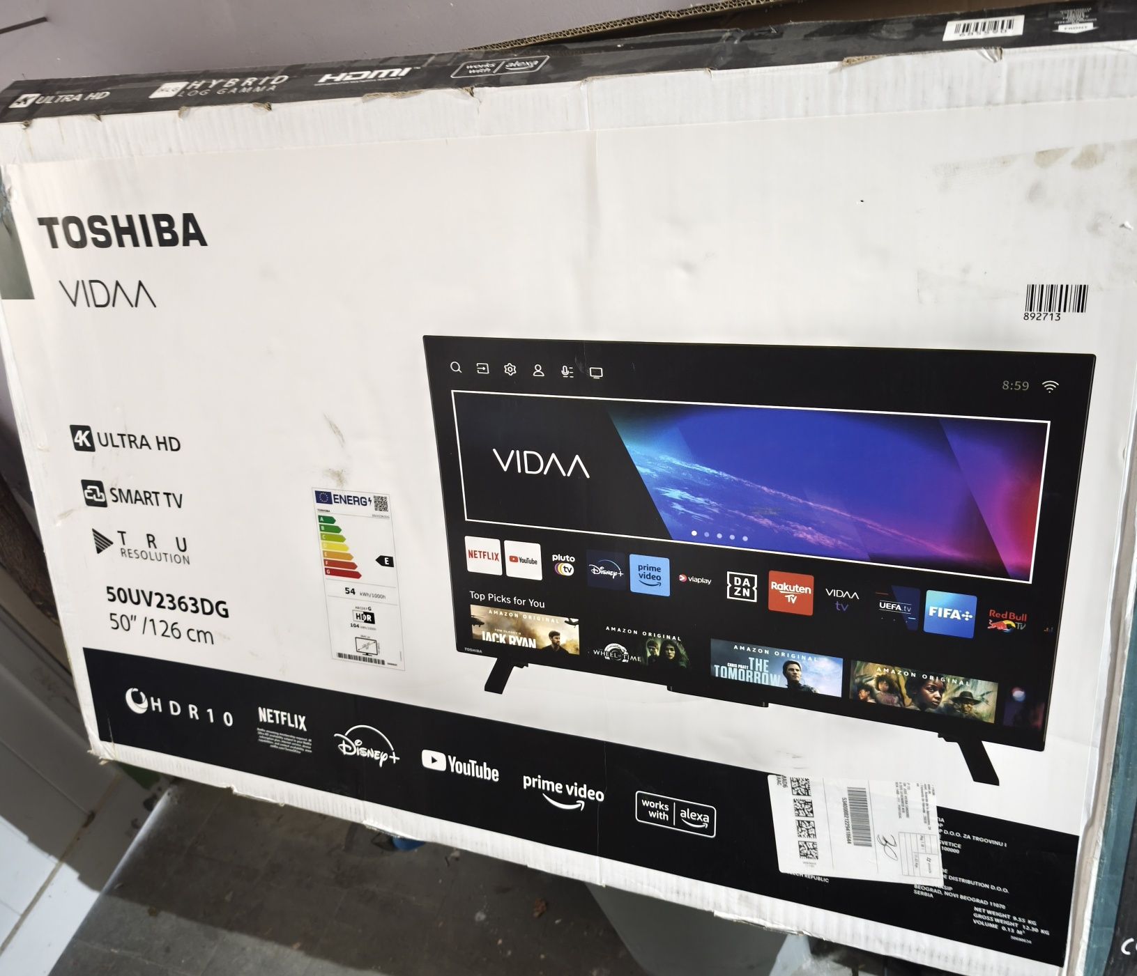 Smartv Toshiba 4k UHD 50 polegadas