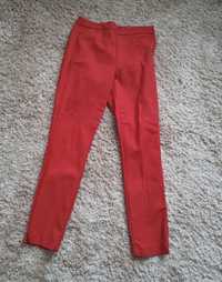 Eleganckie czerwone spodnie stradivarus xs 34