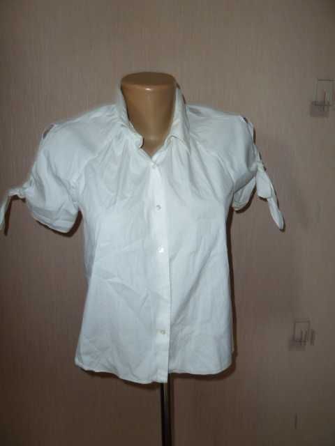 Zara Белая рубашка блузка Зара, размер М