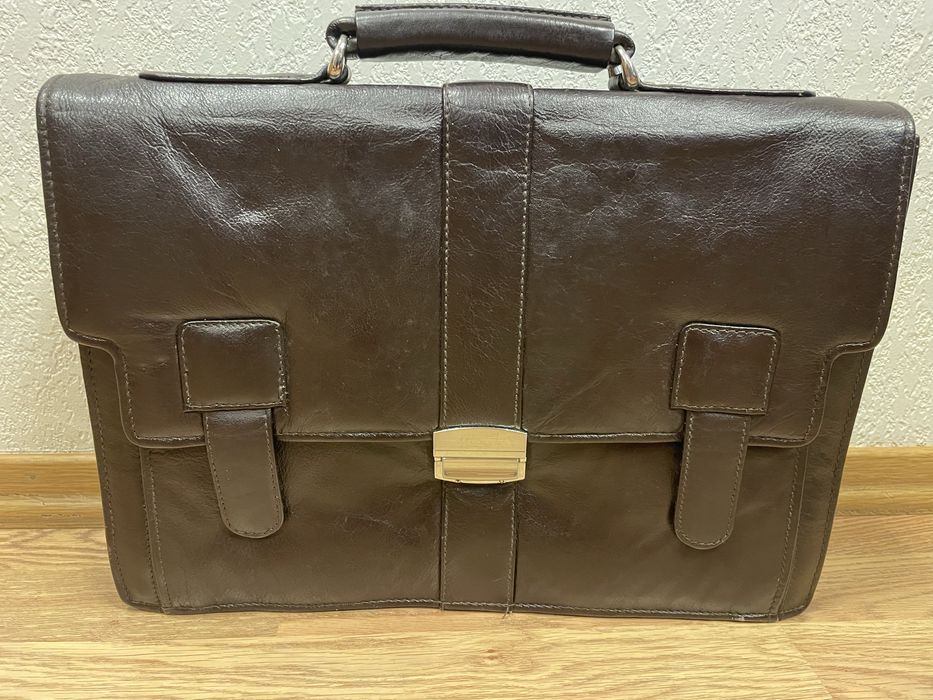 Барсетка, портфель шкіра NOM, Lancome