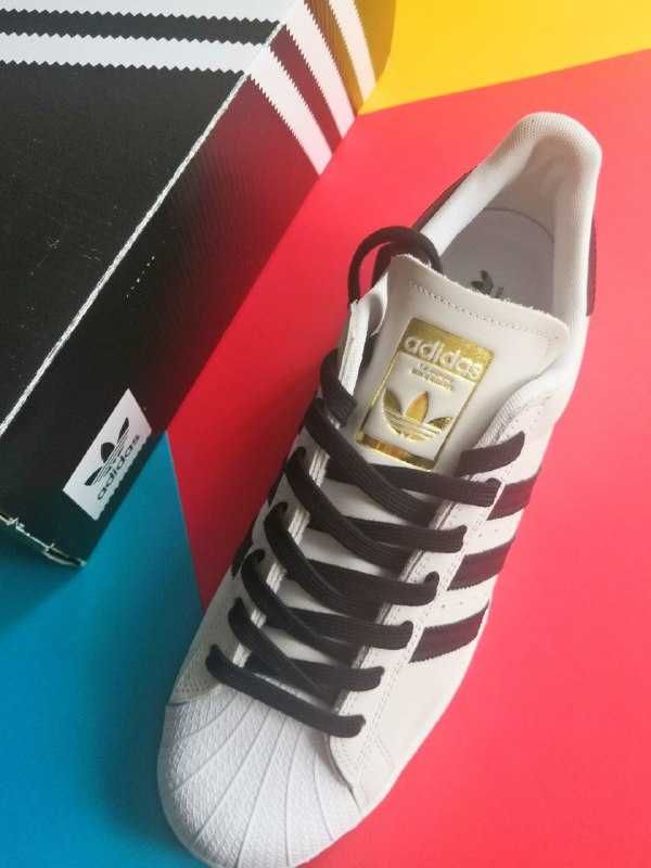 Кросівки Adidas Superstar, чоловічі.  Стильні, зручні, шкіряні. Нові